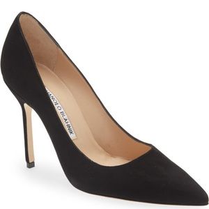 Manolo Blahnik BB Suede Pump 39.5 105mm